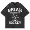 100% Cotton Vintage Washed Off Campus Briar University Hawks Di Laurentis 66 T Shirt New Fashion Men Graham 44 22 Tucker 46 Tees