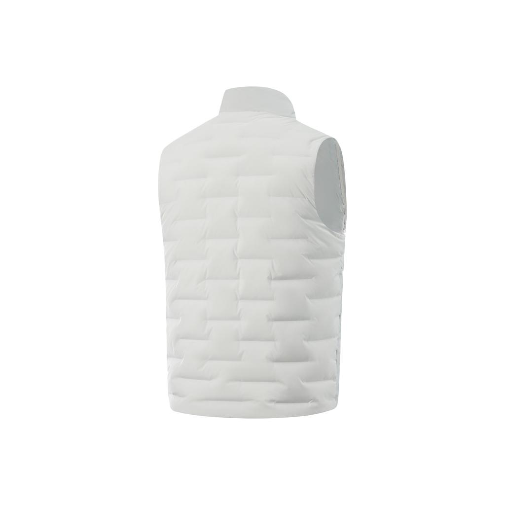 Li-Ning Fitness Series Slim Fit Stand Collar Logo Down Vest Men Vests AMRV089-1