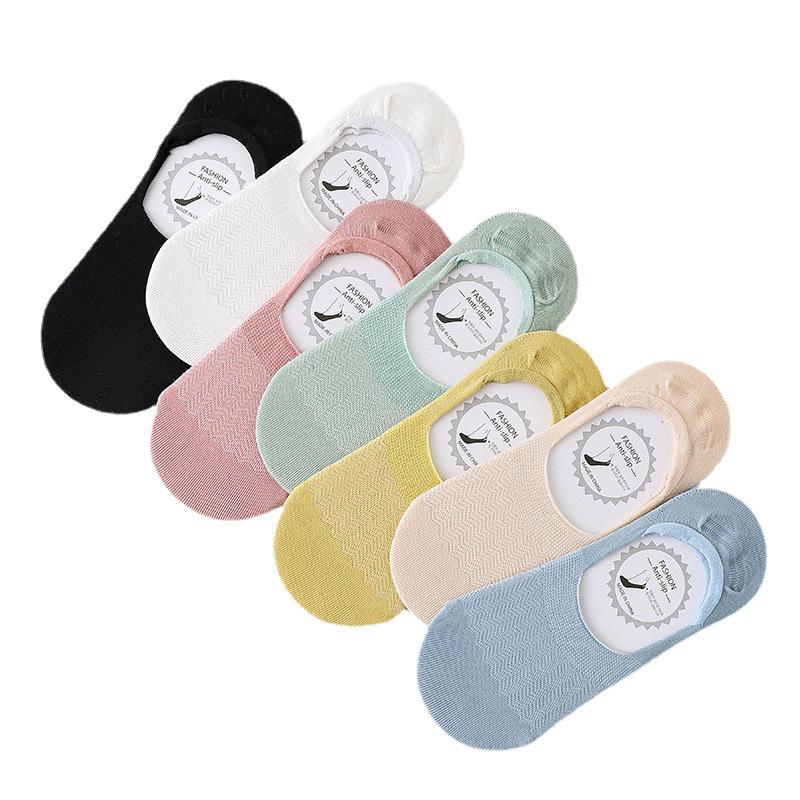 Meias Invisíveis de Algodão Respirável para Mulher - Primavera/Verão