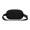 New Balance Sports Casual Versatile Zipper Fabric Chest Bag Waist Bag Small Size Unisex bags Black LAB33415-BK