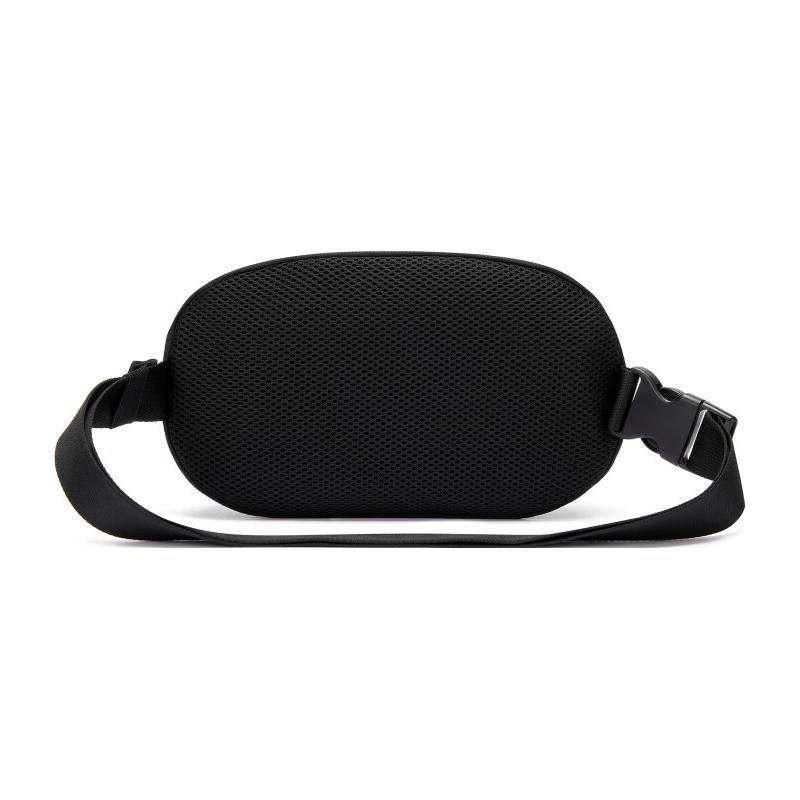 New Balance Sports Casual Versatile Zipper Fabric Chest Bag Waist Bag Small Size Unisex bags Black LAB33415-BK