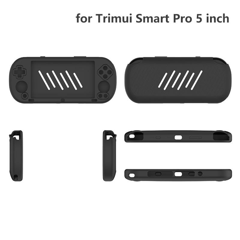 

Пылезащитный силиконовый защитный чехол для игровой консоли для Trimui Smart Pro 5-дюймовый протектор игровой машины аксессуары для геймеров чёрный