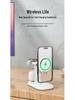3-in-1 Wireless Charger: Magnetic Stand & 25W Fast Charging for Apple