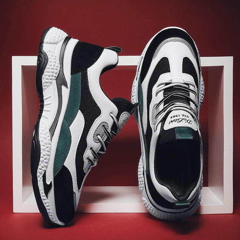 Herren Sneaker Neu Herbst Atmungsaktiv Leicht Lässige Schuhe für Herren Mesh Weiche Plateau Stoßdämpfung Herren Vulkanisierte Schuhe