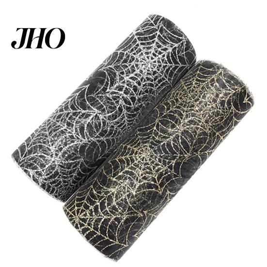 Spider 1 Roll Tulle Easy to Use Ornamental Multi-purpose Web Halloween Wall Decorating for Home