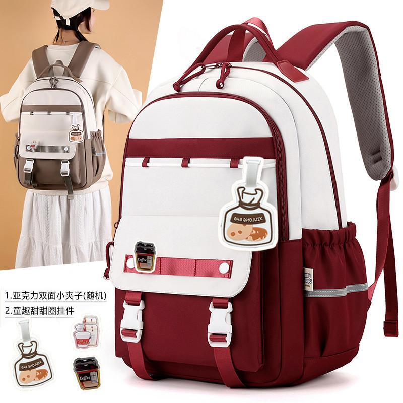 Trendy Nylon Backpack For Students And Travelers Stylish Casual College Book Bag