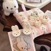 Vintage Kawaii Miffy 3D Acrylic Clips Cute Cartoon Bunny Mini Hair Clips Set Sweet Aesthetic Hair Accessories for Women  Girls