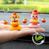 Ornements de Tableau de Bord de Voiture Dessin Animé Ressort Tremblant Figurine Animale Chance Décor de Voiture Intérieur Automobile Décorations de Tableau de Bord