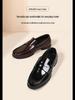 2024 Men's Fashion Shiny Leather Loafers - British Style Moccasins for Business and Casual Wear
