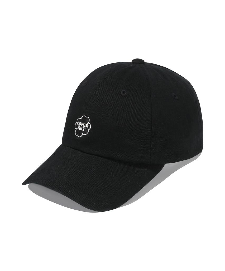 COVERNAT WOMAN Clover Heart Small Logo Ball Cap Black