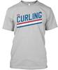 USA CURLING Tee T-Shirt Made In the Size S To 5XL