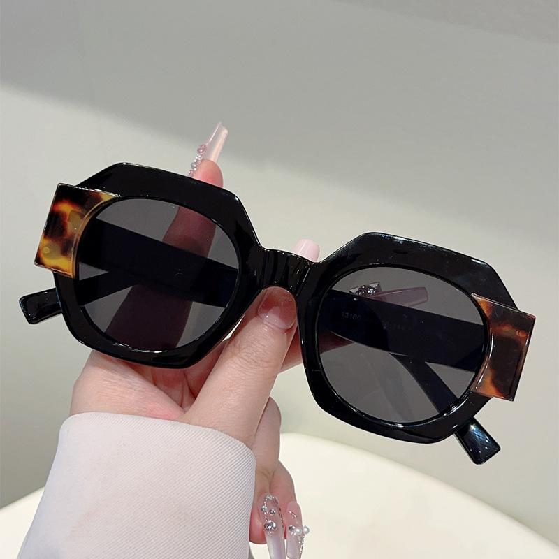 JYL TS Sunglasses UV Protection Round Contrast Summer/3433 B-3426 светло-коричневого