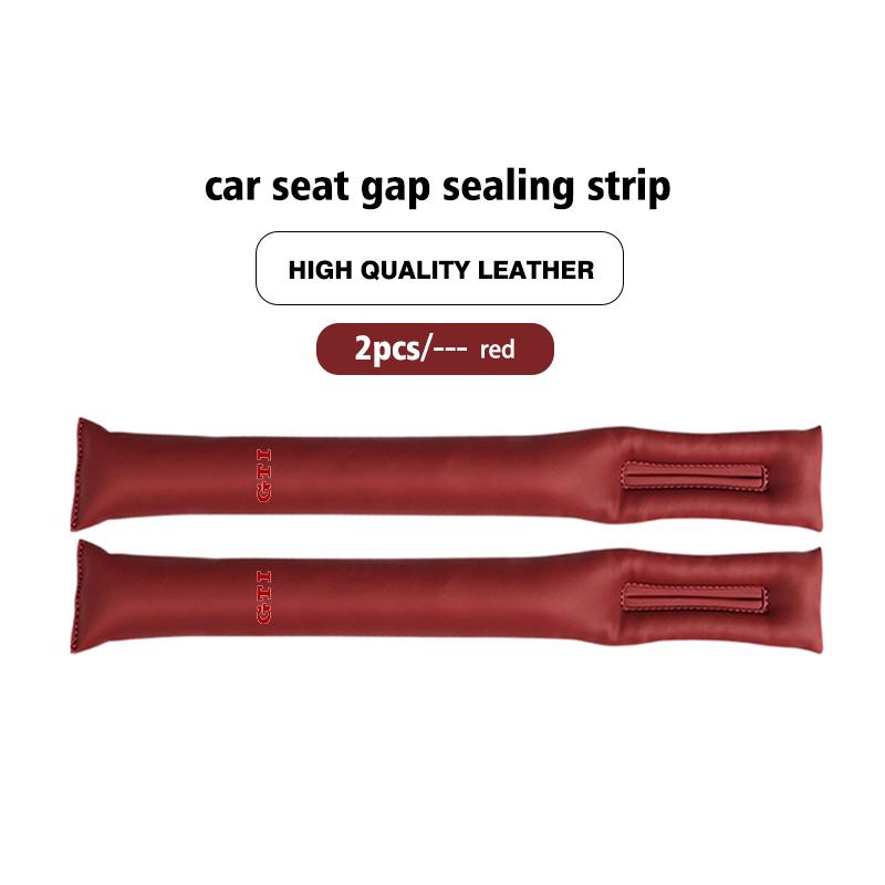 For Volkswagen VW Car Seat Gap Storage Pad Leather Anti Drop Sealing Strip Organizer Beetle CC B5 B6 B7 EOS GTI MK2 MK4 MK5 MK6