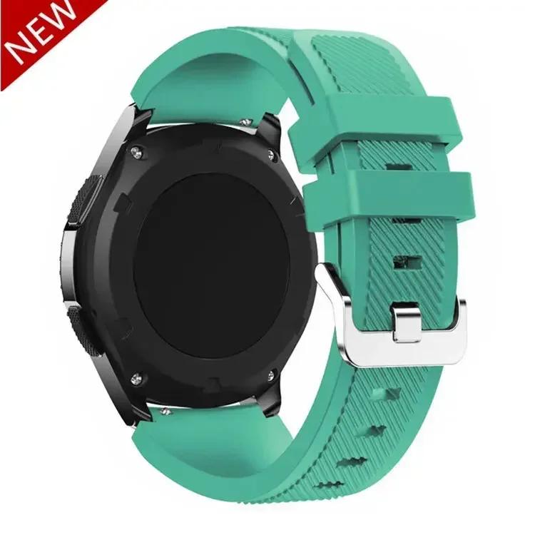 20mm 22mm Band for Samsung Galaxy Watch 5/6/4/3/46mm/active 2/Gear S3 Frontier/Sport Silicone Bracelet Huawei GT 4/3/2/2E Strap
