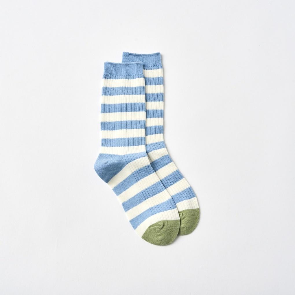 It's Socks Basic Striped Socks Light Blue_FS0825020