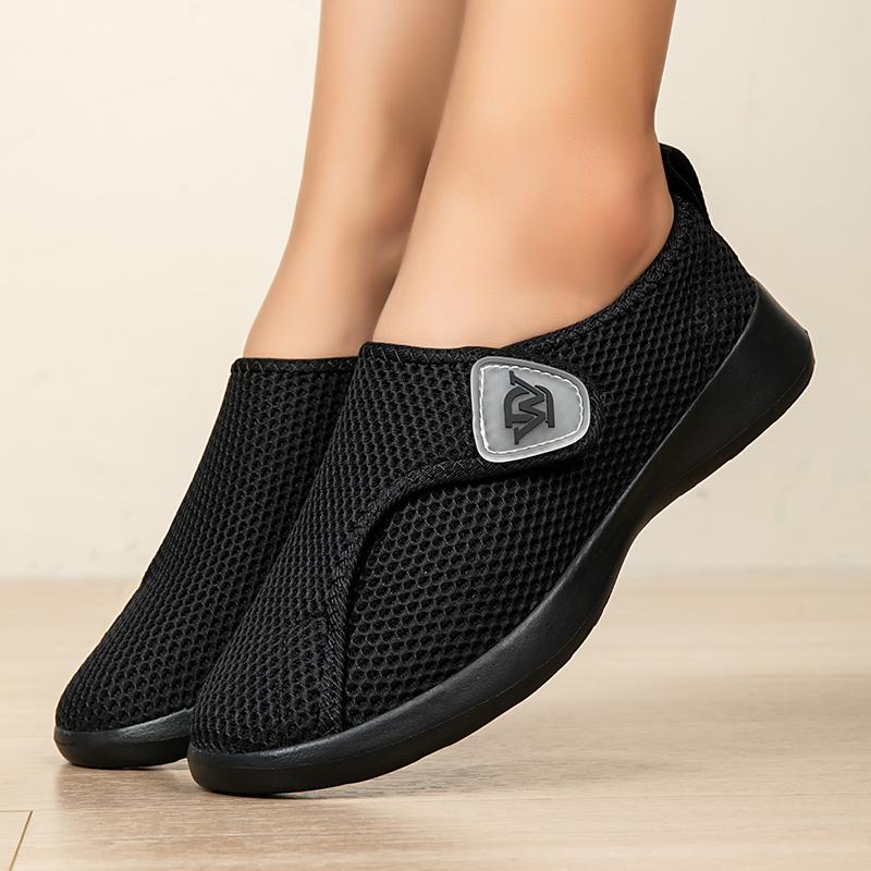 

Женская обувь Дышащие женские кроссовки Удобные кроссовки для тенниса для улицы Ходьба Кроссовки-носки для бега 39 чёрный