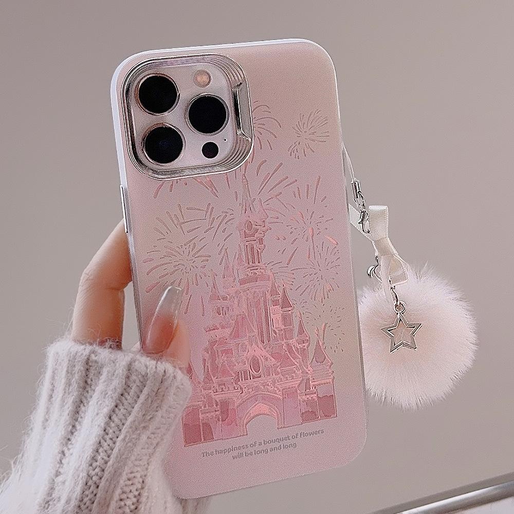 Dream Castle Fireworks Iphone15 for 14Promax Mobile Phone Case 16 Apple 13 Laser 11 Huawei Hard 14
