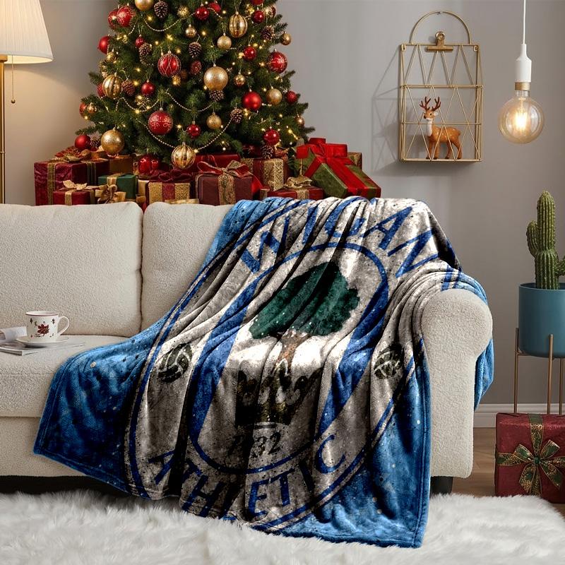 Athletic League  Throws Blanket Flannel Blankets Plush for Couch Bed Gifts for Men Women Travel Picnic Blanket Christmas Fan Gifts