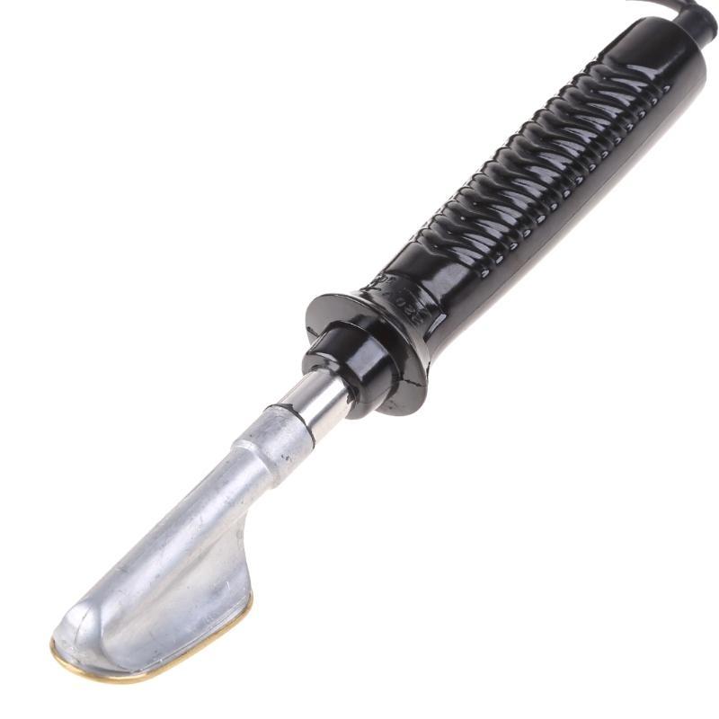 Electric Soldering Iron With Plastic Handle Flat Tip For Car Bumper Repair