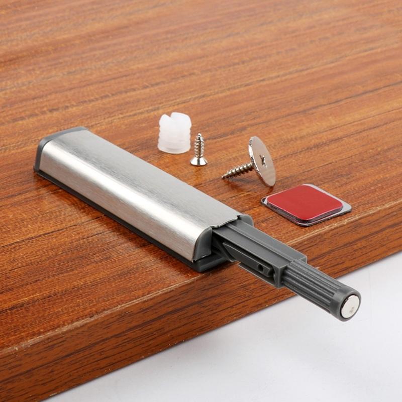 Touch To Open Cabinet Door Hardwares Quiet Auto Closing Mechanism Heavy Type Anti Pinches for Kitchen Bathroom