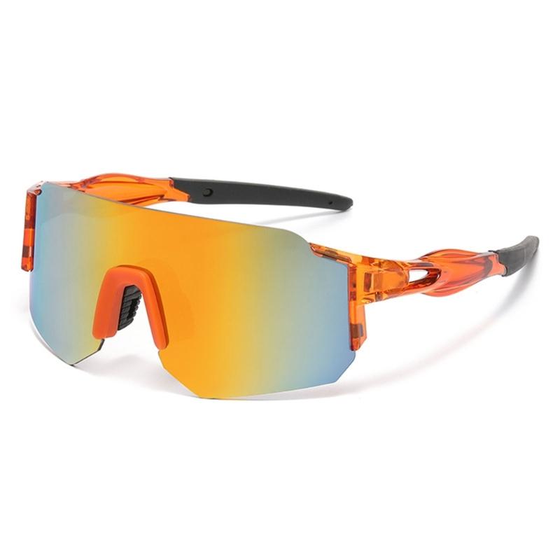 Outdoor Sports Sunglasses with Rimless PC Frame and Lens, Bright Sun Glasses for Fishing Driving and Cycling Use