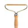 Copper-Plated Metal & Wood Handle Lint Shaver - Manual Pilling & Hair Remover Roller