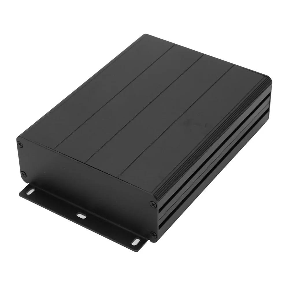 45*122*160mm Aluminum Shell Aluminum Alloy Matte Black Aluminum Box with Bending Plate Aluminum Extruder Case Technical Box