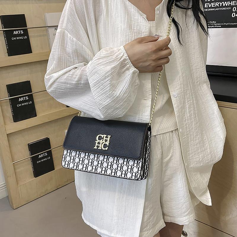 Autunno-Inverno Donna Trendy Catena Borsa per Cellulare alla Moda Versatile Spalla Messenger con Design Semplice Quadrato Piccolo