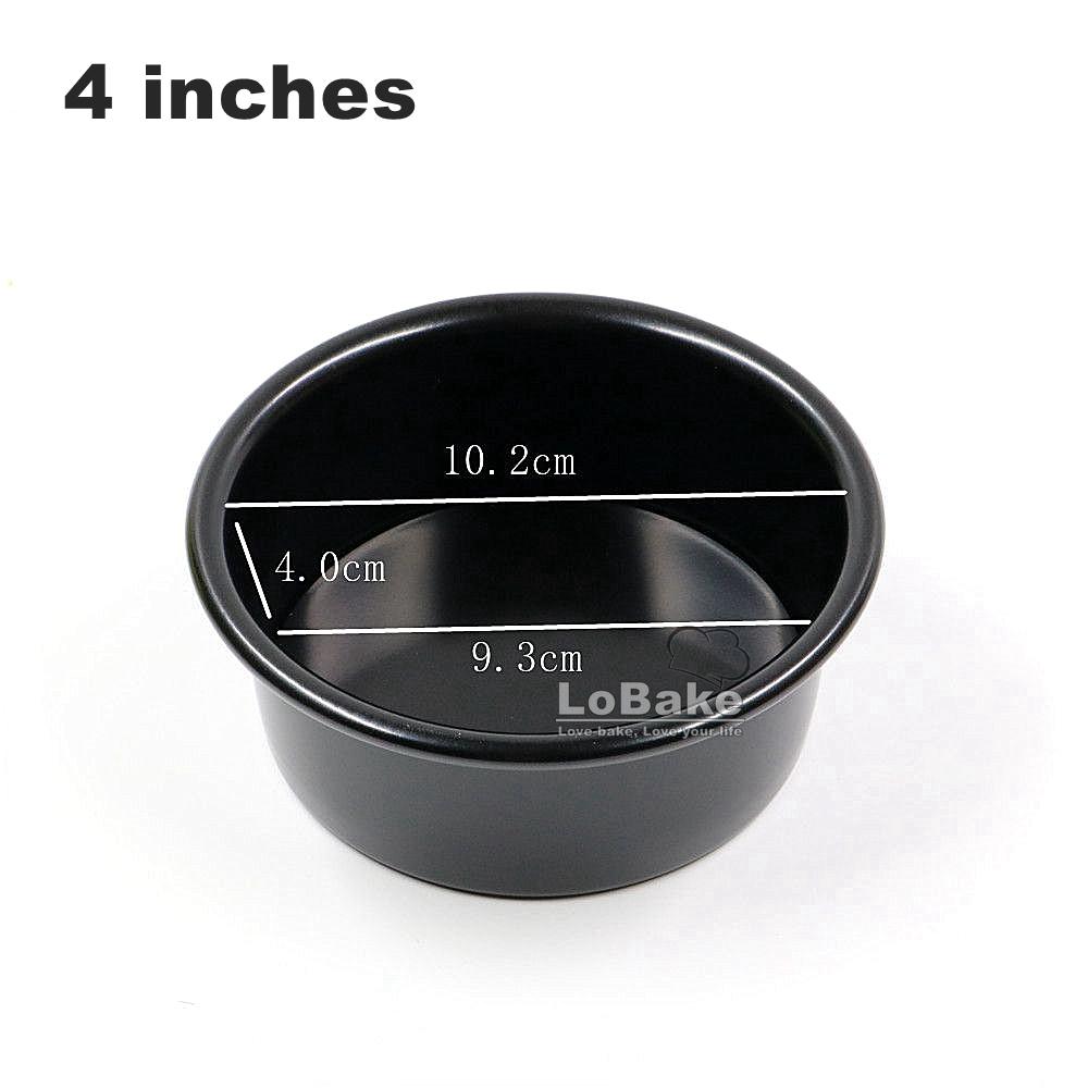 4-12 inches Non-stick Removable Bottom Round Shape Aluminium Chiffon Cake Mould Bread Mold Cupcake Moulds Pans Tin DIY Baking