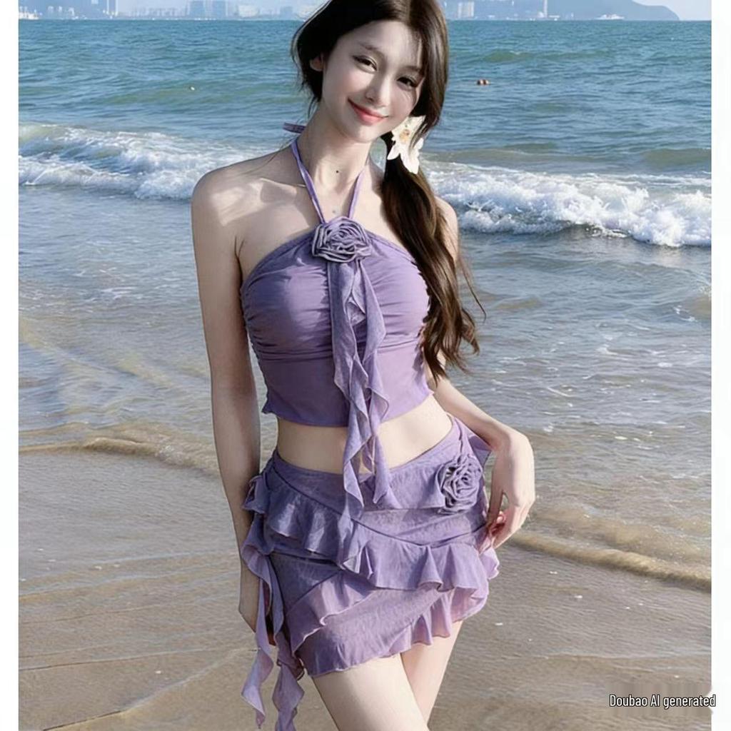 Cute Girl's Diary: Pure Desire Three-Piece Sexy Bikini for Women