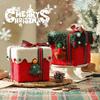 Christmas Velvet Apple Gift Box: Thickened Safe Packaging for Candy & Decorations
