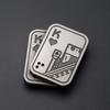 AK Metall Magnetischer Fidget Slider Stressabbau Push Card Poker Münze Angst EDC Fidget Spielzeug für Erwachsene Sensorisch Handheld Taschenformat