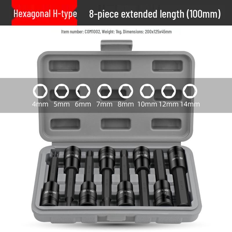 Hexagonal S2 Electric Impact Wrench Screwdriver Bit