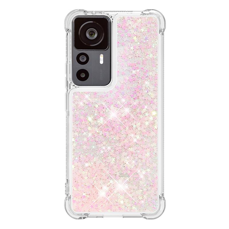 Pouzdro 12T Pro na Pro Coque Xiaomi 12T Pro Kryt Dynamické tekuté pouzdro s tekutým pískem Pro Funda Xiomi Xiaomi Mi 12T 12 T Pro Pouzdra na telefon
