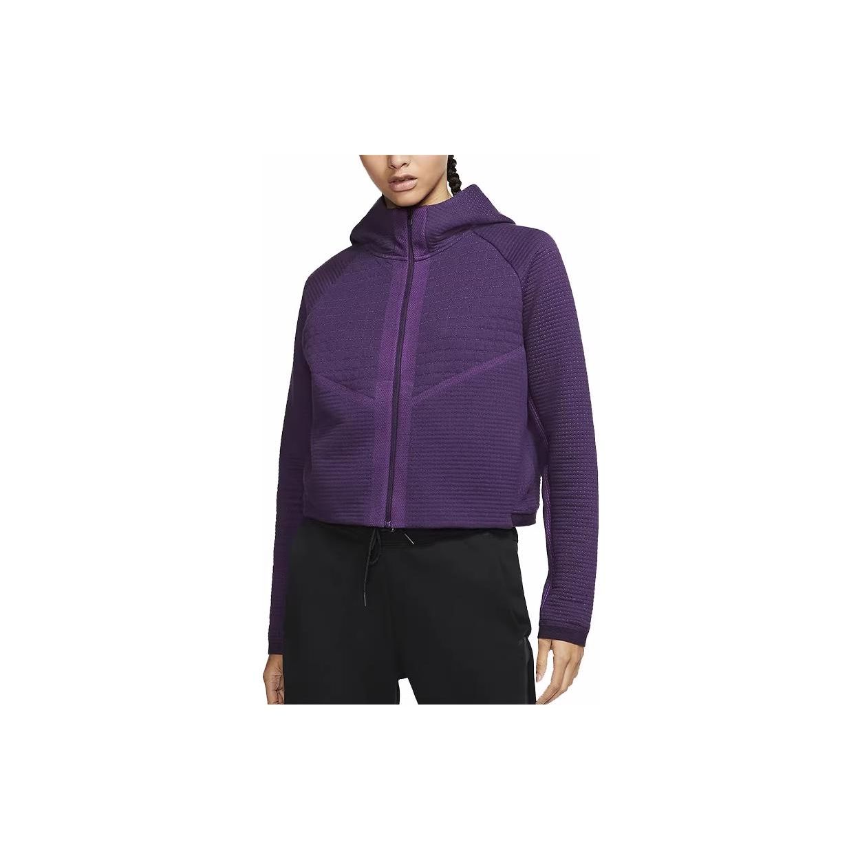 Nike Sportswear Tech Fleece Women s Full Zip Hoodie Purple For Women CI9433-525 S