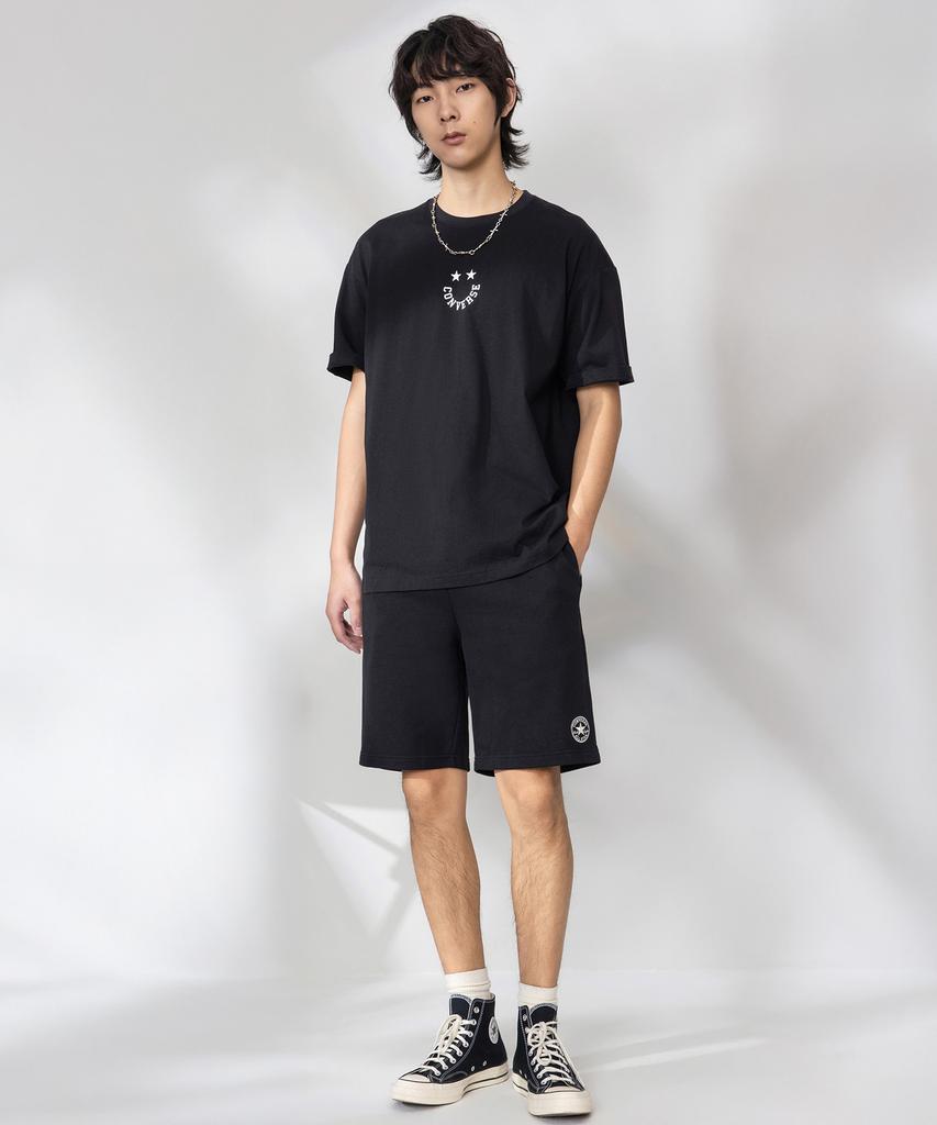Keonbeoseu Retro Logo French Terry Shorts Black Mcj787-023