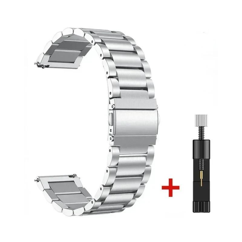 22mm pasek do bransoletki do zegarka OnePlus 2 Smartwatch pasek ze stali nierdzewnej do zegarka OPPO X metalowa opaska na nadgarstek Correa