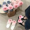You Can Wear Light Soft Bottom Comfortable Velvet Cotton Slippers 2025 Winter Cute Milk Cute Ruby Beaver Plush Slippers Women
