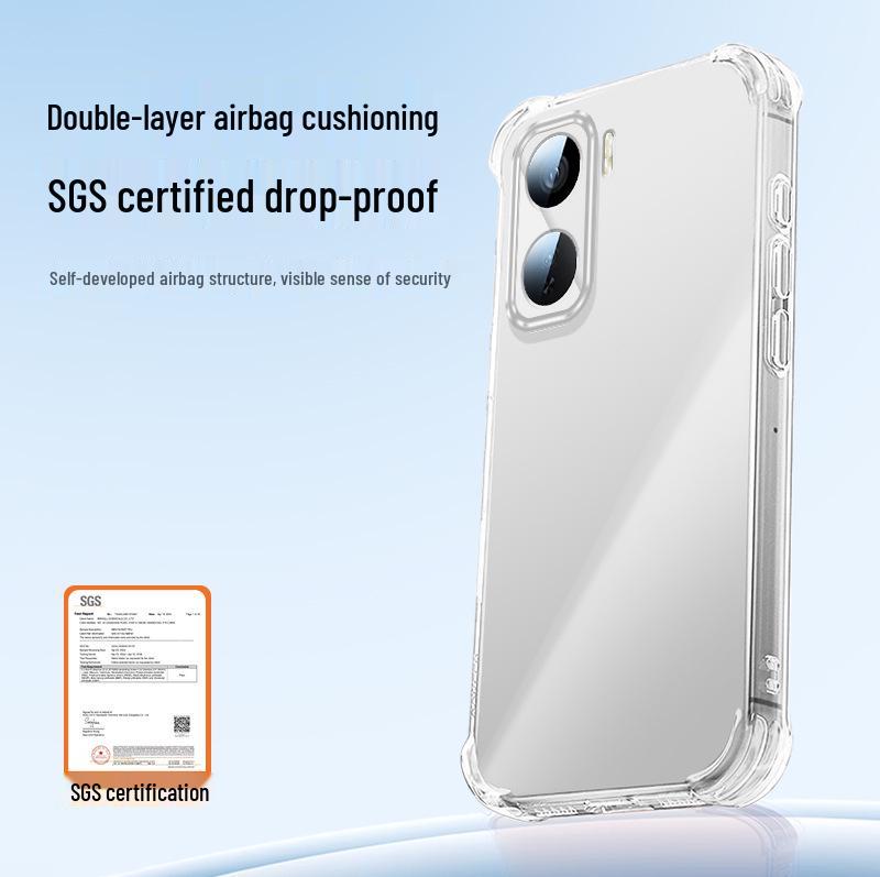 iQOO Neo 11 Airbag Corner Anti-Drop TPU Case - Transparent, Full Coverage, High-Grade Feel