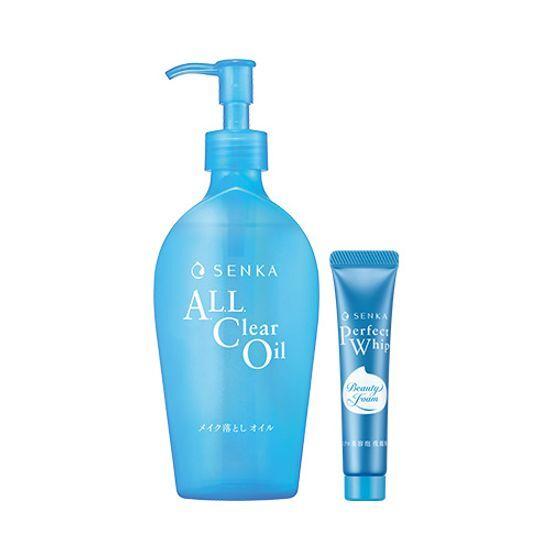 Senka All Clear Oil 230ml (+Perfect Whip 15g)