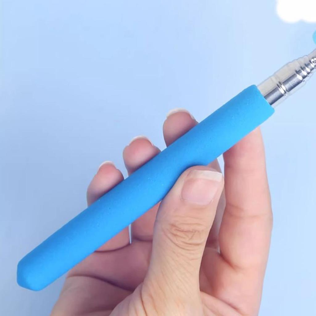 Retractable Teaching Pointers Flexibility Stainless Steel Children Finger Reading Stick Point