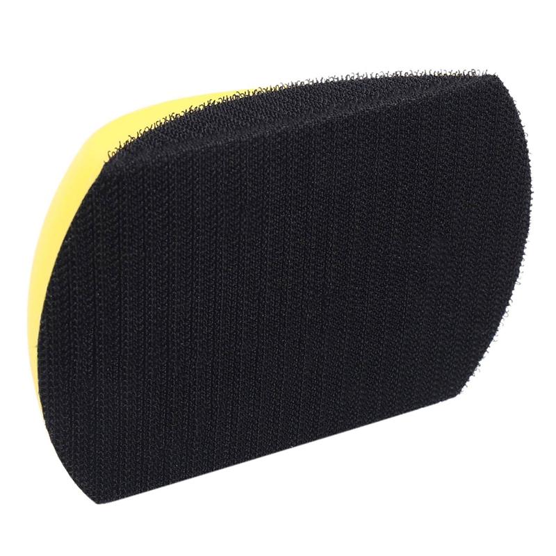 2025 Trend 4X 5 Inch Hand Sanding Block For Hook & Loop Sandpaper Hand Pad Polishing Pad Abrasive Tools