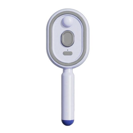 

Electric Steam Hair Brush with Water Spray Reduce Frizz Anti-Static Misting Hairbrush Portable Travel Cordless Fluffy Hair Detangling Brush фиолетовый