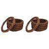 A84E-12 Pcs 12 Inch Natural Grapevine Wreath Set, Hand-Woven Vine Branch Wreaths For DIY Crafts, Christmas Decorations