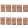 Soft Velvety Jewelry Storage Pouches, 10 Separate Snap-Button Bags for Sorting, Travel Carrying, and Gift Presentation