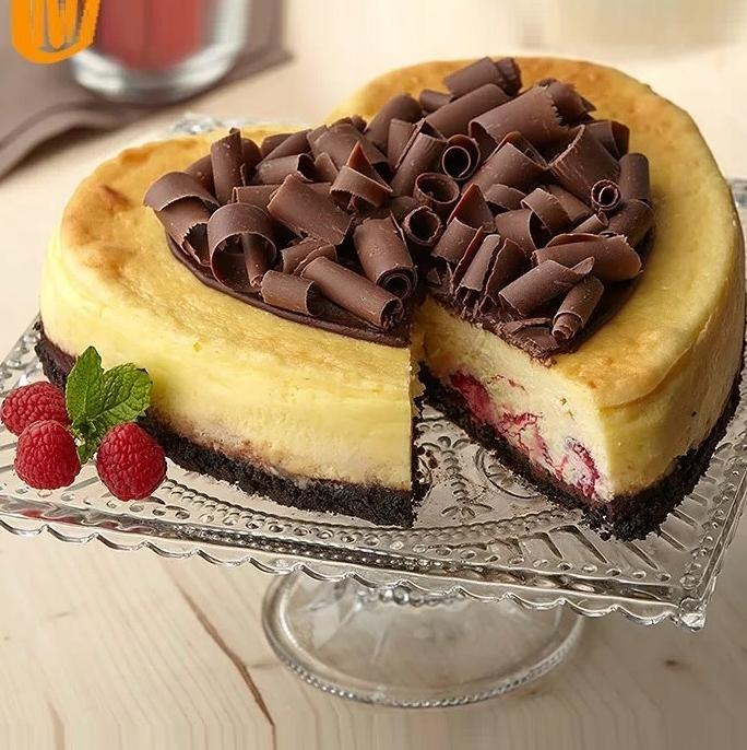 Forma Blaszana SERCE Rozpinana Z Powłoką Marmurkową 24x7cm BRUNBESTE BB-1040