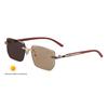 JYL TS Unisex Premium Photochromic - Retro Diamond-Cut UV Shades ZX-3194 Light-responsive