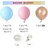 Pink Blue Baby Sex Reveal Balloon Chain Set Boys And Girls Birthday Party Decorative Balloons