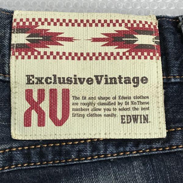 Made in Japan EDWIN 434XVS Exclusive Vintage Western Straight Denim Pants Men W30 L78 cBH617-a(USED)