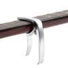 Gitarren-Kapodaster Klemme Schlüssel Stimmgerät Zinklegierung für Folk-Gitarre Musikinstrument Zubehör Silber